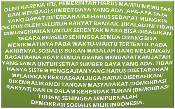 Keadilan Sosial Adalah Mutlak Untuk Indonesia Yang Lebih Baik